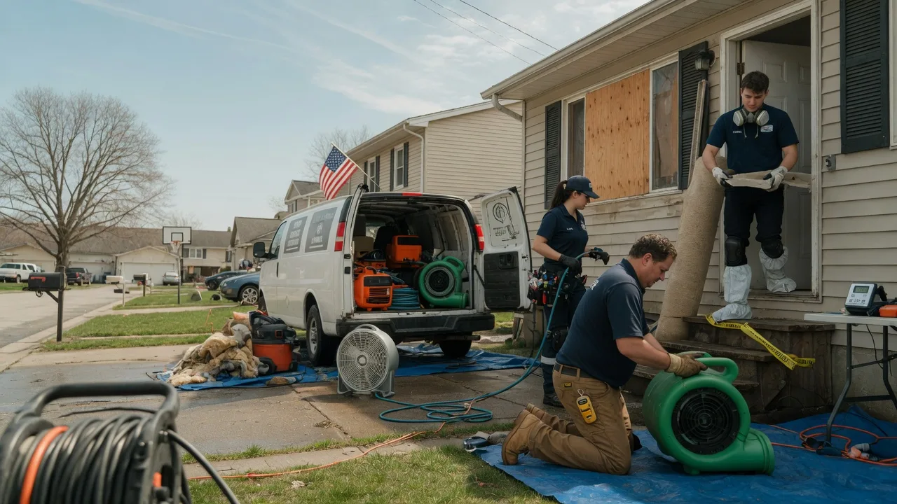 Water Damage Restoration in Jackson Center, OH near me